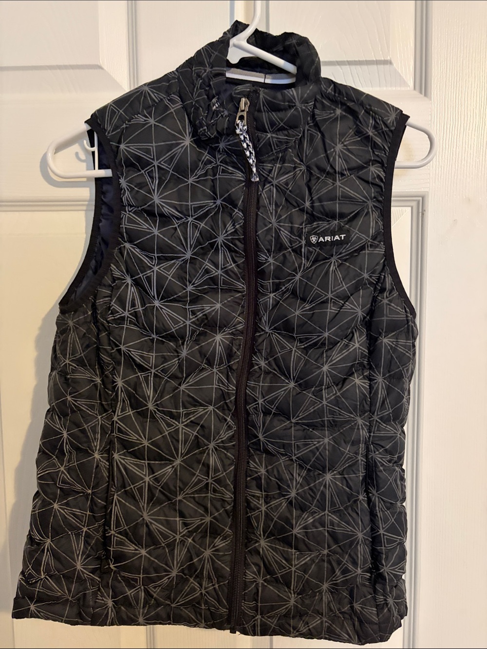 Ariat Black Quilted Geometric Vest